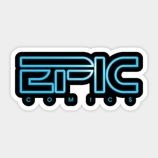 EPIC TRON Logo Tee Sticker